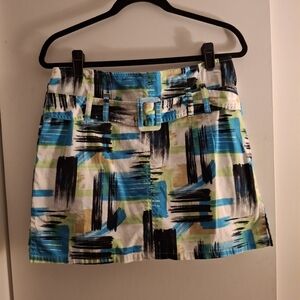 Bamboo Traders Stylish Women's Abstract Print Skort